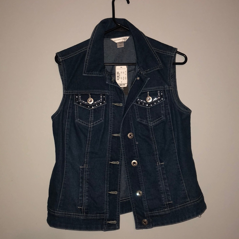 SALE 🎉 Christopher and Banks Jean Vest